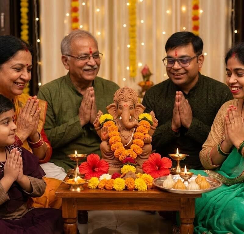 Welcoming Bappa: A Celebration of Faith, Family, and Joy